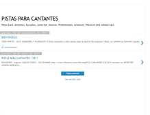 Tablet Screenshot of paracantantes.blogspot.com