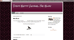 Desktop Screenshot of dirtybettyvintageboutique.blogspot.com