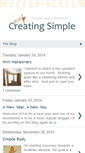 Mobile Screenshot of creatingsimple.blogspot.com