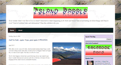 Desktop Screenshot of islandbabble.blogspot.com