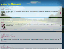 Tablet Screenshot of memoriasguanacas.blogspot.com