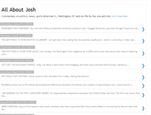 Tablet Screenshot of allaboutjoshk.blogspot.com