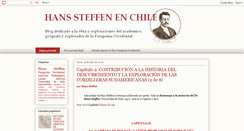 Desktop Screenshot of hanssteffenenchile.blogspot.com