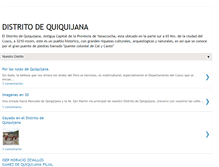 Tablet Screenshot of distritoquiquijana.blogspot.com