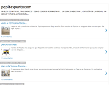 Tablet Screenshot of pepitaspuntocom.blogspot.com