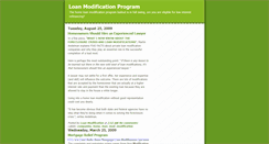 Desktop Screenshot of homeloanmodificationprogram.blogspot.com