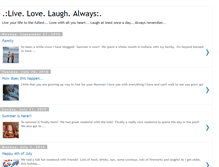 Tablet Screenshot of livelovelaughalways09.blogspot.com