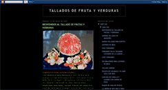 Desktop Screenshot of elartedetallarfrutasconfernando.blogspot.com