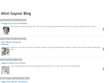 Tablet Screenshot of mitzigaynorblog.blogspot.com