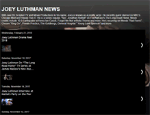 Tablet Screenshot of joeyluthmannews.blogspot.com