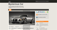 Desktop Screenshot of mysterious-car.blogspot.com