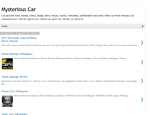 Tablet Screenshot of mysterious-car.blogspot.com