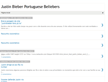 Tablet Screenshot of justinbieber-fanspt.blogspot.com