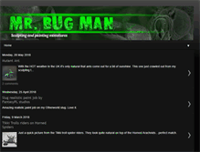 Tablet Screenshot of mr-bugman.blogspot.com