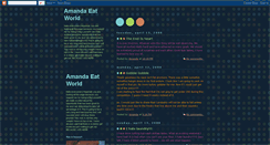 Desktop Screenshot of amanda-eatworld.blogspot.com