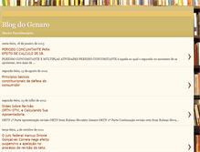 Tablet Screenshot of blogdogenaro.blogspot.com
