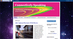 Desktop Screenshot of connectivelyspeaking.blogspot.com