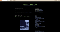 Desktop Screenshot of cabaret--voltaire.blogspot.com