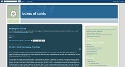 Desktop Screenshot of boxesofcards.blogspot.com