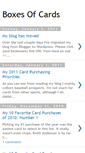 Mobile Screenshot of boxesofcards.blogspot.com