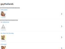 Tablet Screenshot of gaythailands.blogspot.com
