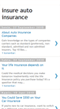 Mobile Screenshot of insure-autoinsurance.blogspot.com