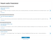 Tablet Screenshot of insure-autoinsurance.blogspot.com