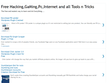 Tablet Screenshot of hackinggod.blogspot.com
