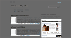 Desktop Screenshot of digitalstatementdemo.blogspot.com