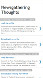 Mobile Screenshot of newsgatheringthoughts.blogspot.com