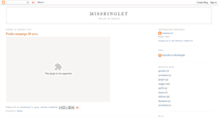 Desktop Screenshot of missringlet.blogspot.com