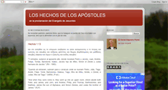 Desktop Screenshot of hechosdelosapostoles.blogspot.com