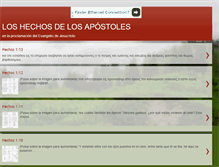 Tablet Screenshot of hechosdelosapostoles.blogspot.com