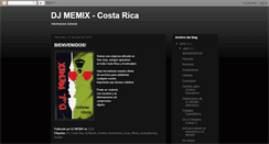 Desktop Screenshot of djmemixcr.blogspot.com