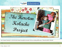 Tablet Screenshot of kerstenkolacheproject.blogspot.com