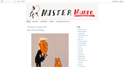 Desktop Screenshot of mistermunro.blogspot.com