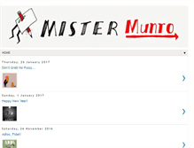 Tablet Screenshot of mistermunro.blogspot.com