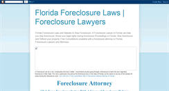 Desktop Screenshot of floridaforeclosurelaws.blogspot.com