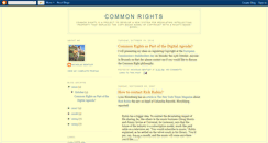 Desktop Screenshot of commonrights.blogspot.com