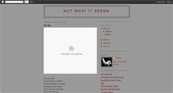 Desktop Screenshot of enigma-notwhatitseems.blogspot.com
