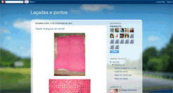 Desktop Screenshot of entrelacadasepontos.blogspot.com