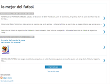 Tablet Screenshot of lomejordelfutbol10-4.blogspot.com