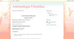 Desktop Screenshot of antropologiafilosofica.blogspot.com