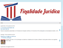 Tablet Screenshot of finalidadejuridica.blogspot.com