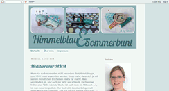 Desktop Screenshot of himmelblausommerbunt.blogspot.com