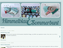 Tablet Screenshot of himmelblausommerbunt.blogspot.com