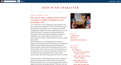 Desktop Screenshot of kidswithcharacter.blogspot.com