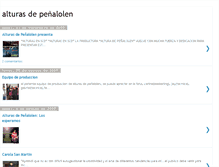 Tablet Screenshot of alturasdepenalolen.blogspot.com