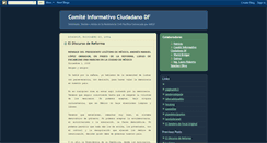 Desktop Screenshot of comiteinformativociudadano.blogspot.com