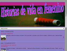 Tablet Screenshot of historiasdevidaenfemenino.blogspot.com